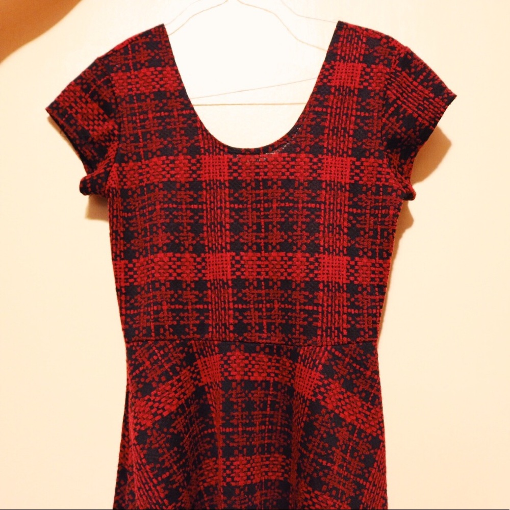 Plaid Red Dress❤️🍒 from Planet Gold (from Macy’s)